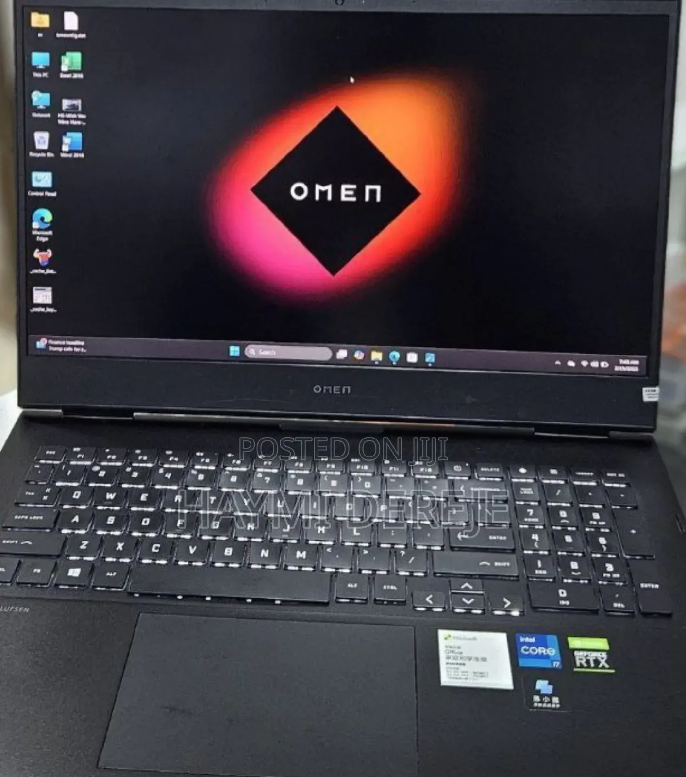 New Laptop HP Omen 15 16GB Intel Core I7 SSD 512GB