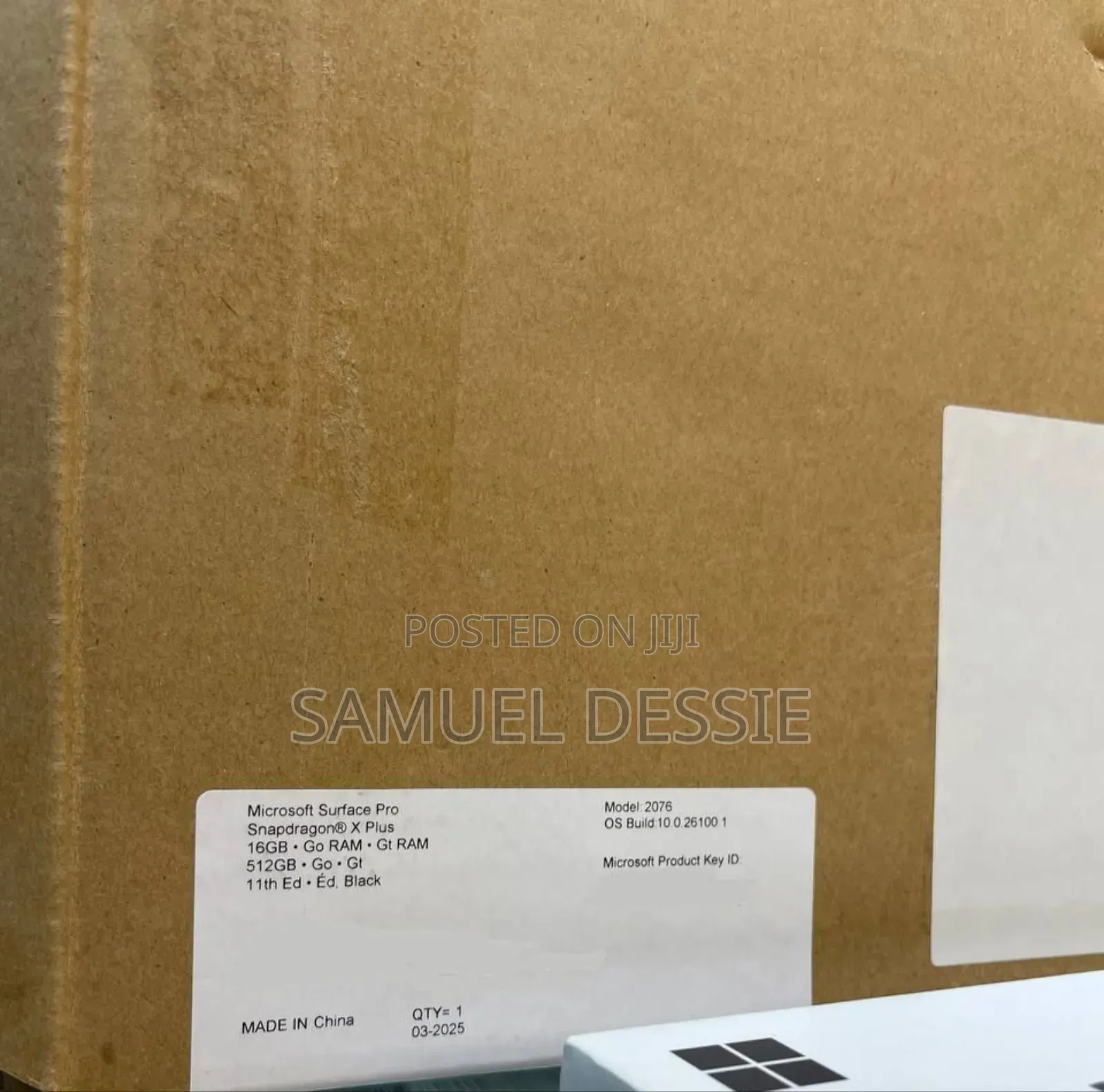 New Microsoft Surface Pro 11th Edition, a Copilot+ PC 16GB SSD 512GB