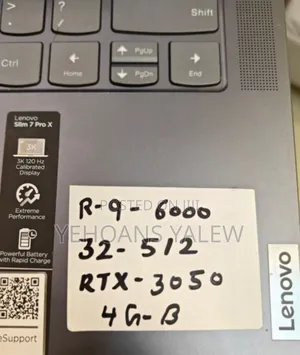 New Laptop Lenovo 32GB AMD Ryzen 9 SSD 512GB