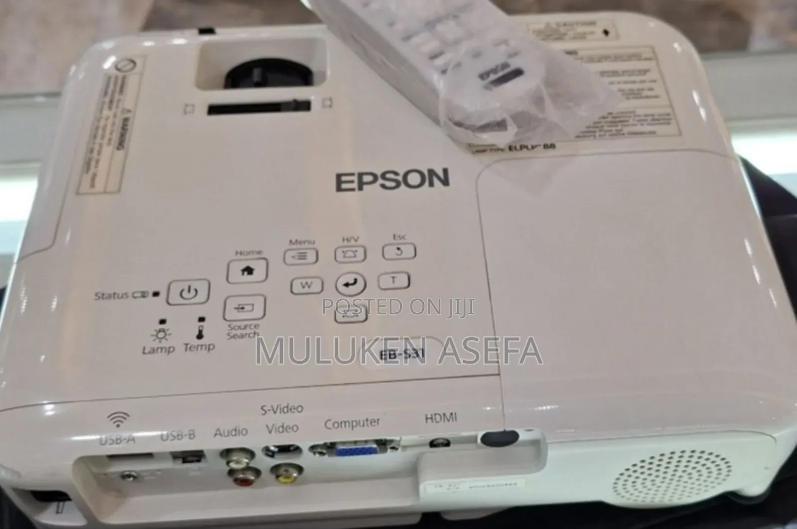 Epson Projector
Model Name: Eb-S31
Has : Bag Interface: