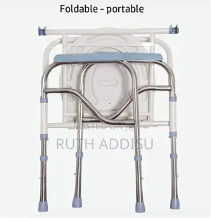 የሚተጣጠፍ አልሙኒየም የሽንት ቤት ወንበር ኮሞድ ወንበር Commode Chair Medical