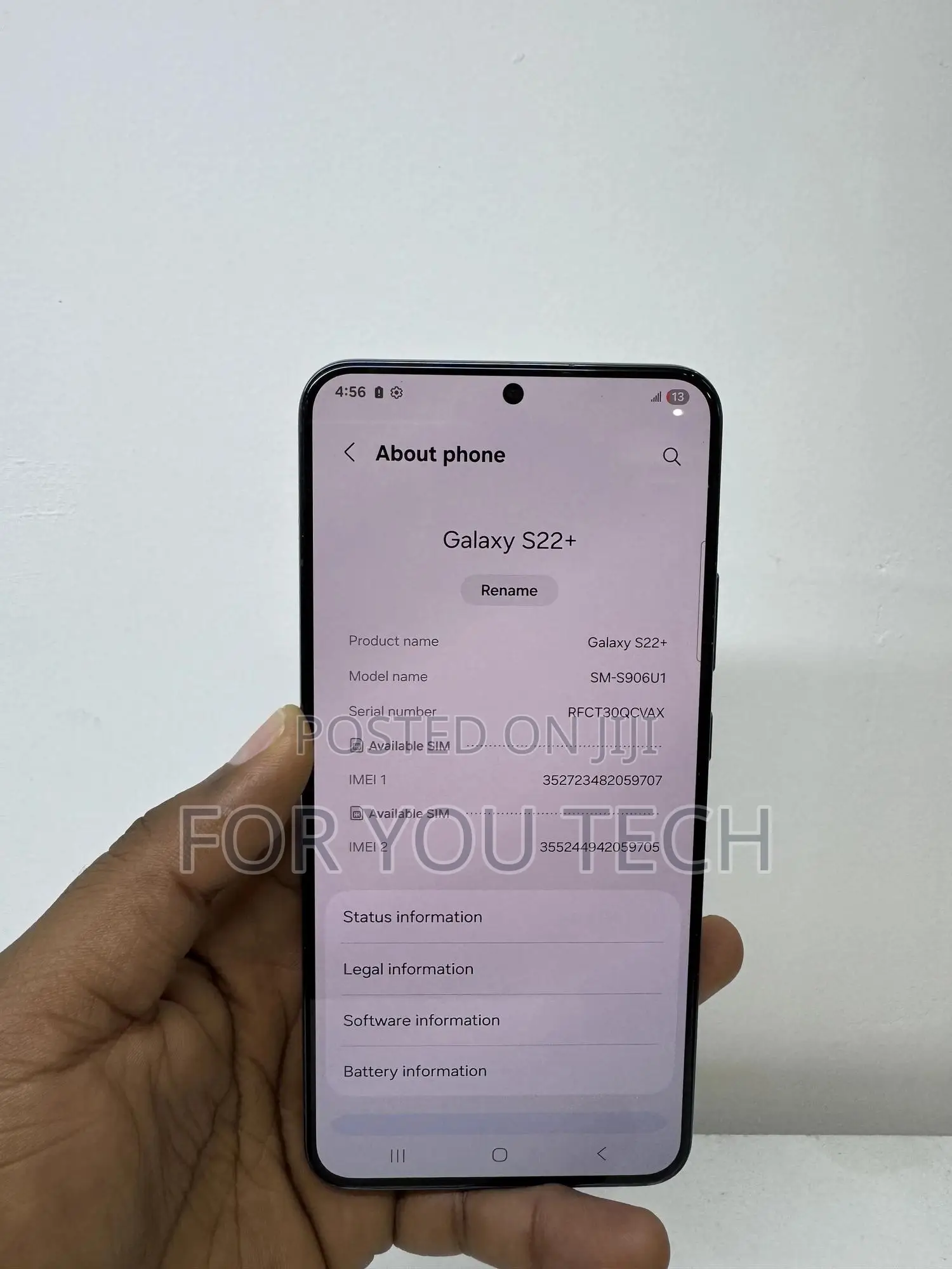 New Samsung Galaxy S22+ 5G 256 GB