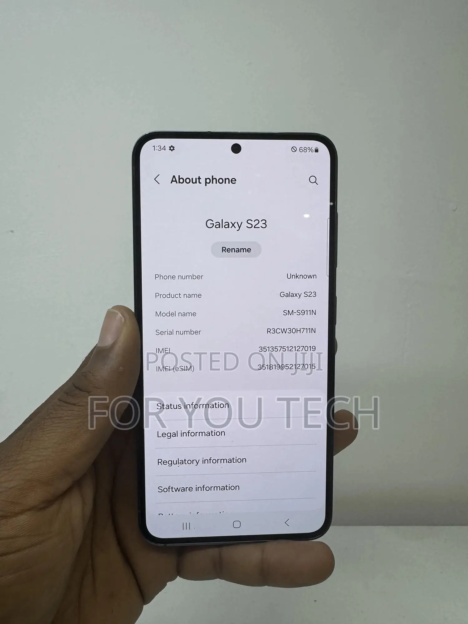 New Samsung Galaxy S23 128 GB