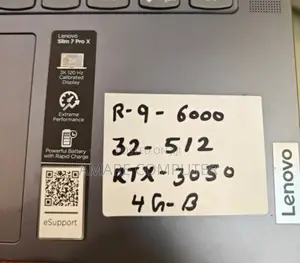 New Laptop Lenovo 32GB AMD Ryzen 9 SSD 512GB