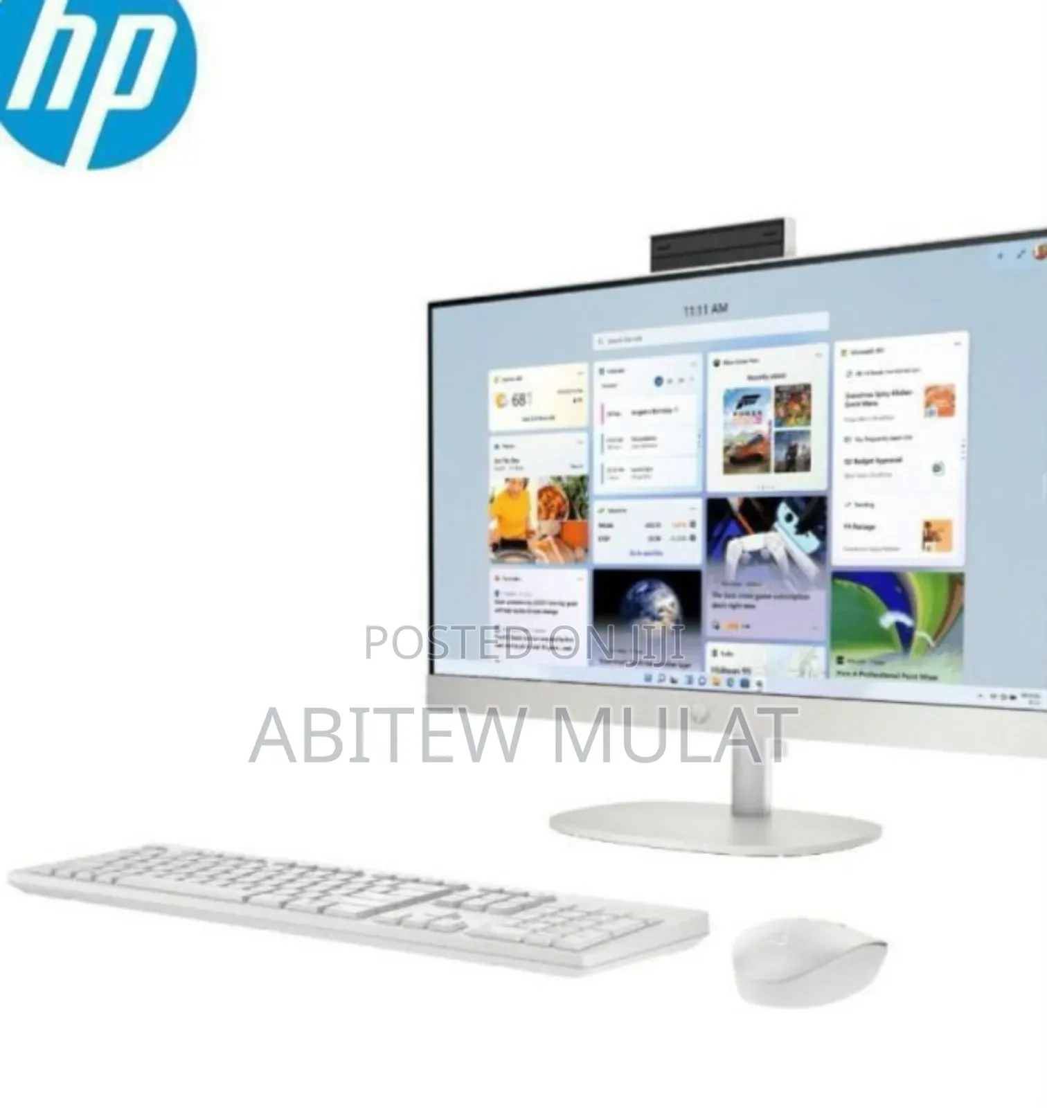 New Desktop Computer HP 200 G4 All-in-One 8GB Intel Core I3 HDD+SSD 1T