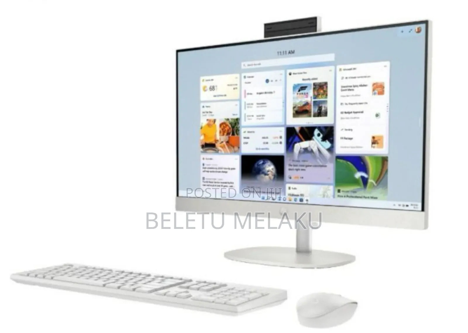 New HP 200 G4 All-in-One 2GB Intel Core I3 HDD+SSD 256GB