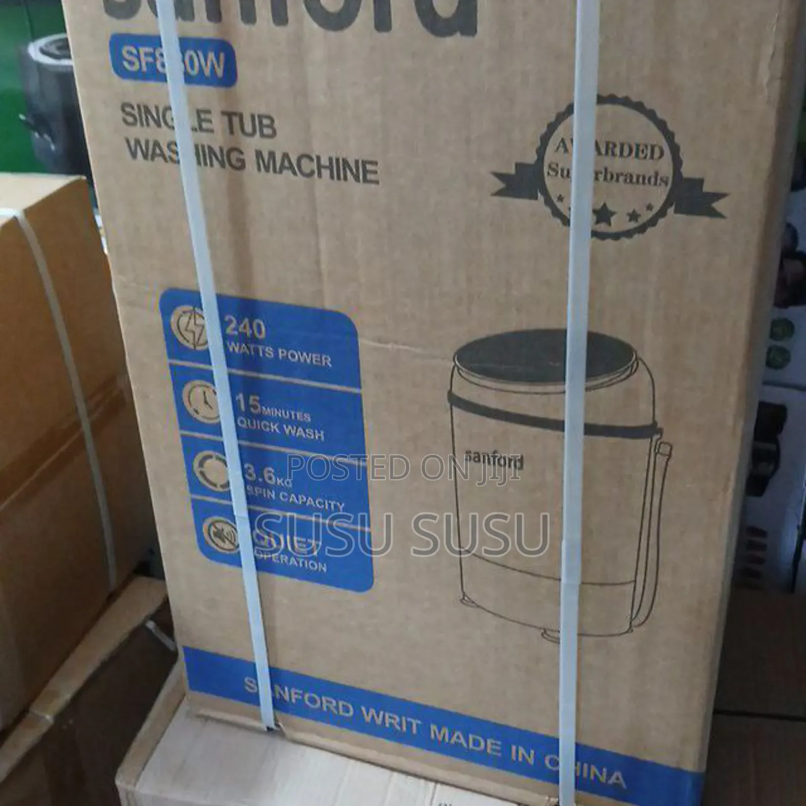 ገብቷል Sanford Washing Machine 3.6kg Capacity