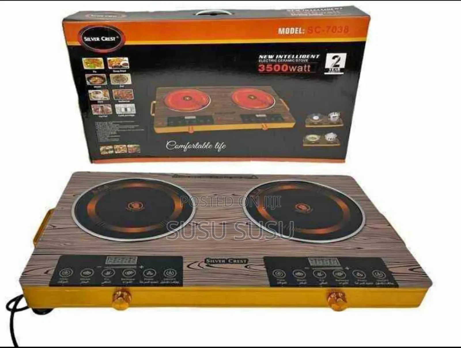 Silver Crest Touch Technology Electric Stove