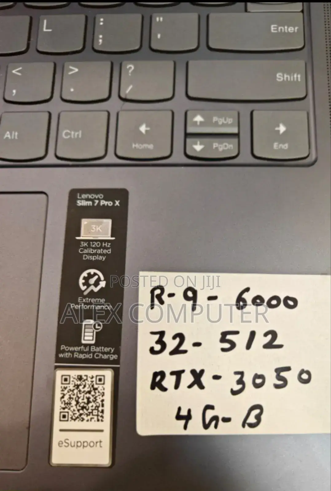 New Laptop Lenovo 32GB AMD Ryzen 9 SSD 512GB