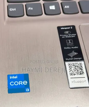 New Laptop Lenovo Ideapad 3 8GB Intel Core I3 SSD 256GB
