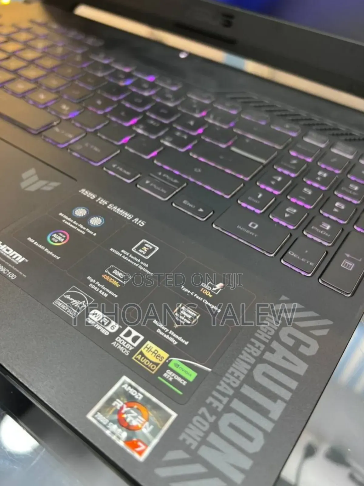 New Laptop Asus TUF Gaming A15 16GB Intel Core I7 SSD 512GB