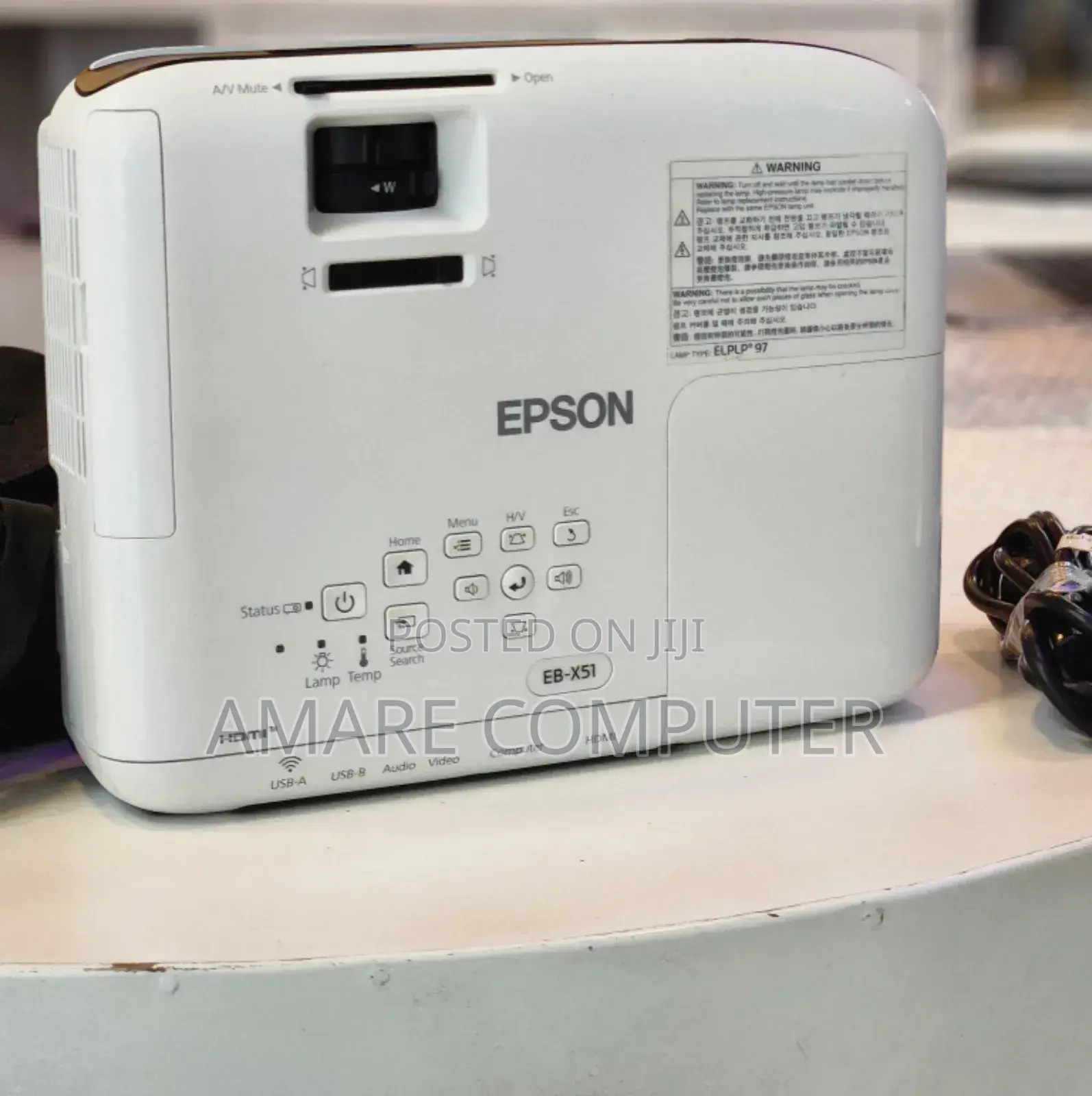 Epson Projector Model: Eb-X51 Has: Bag Remote