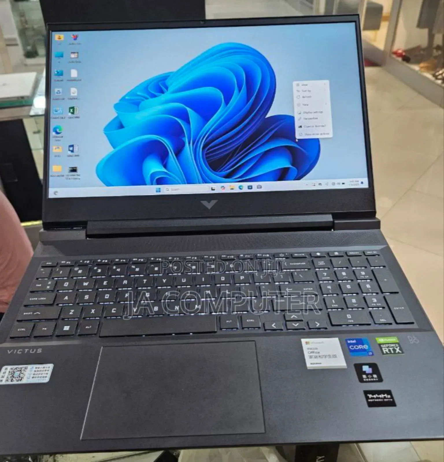 New Laptop HP Victus 16 16GB Intel Core I7 SSD 1T