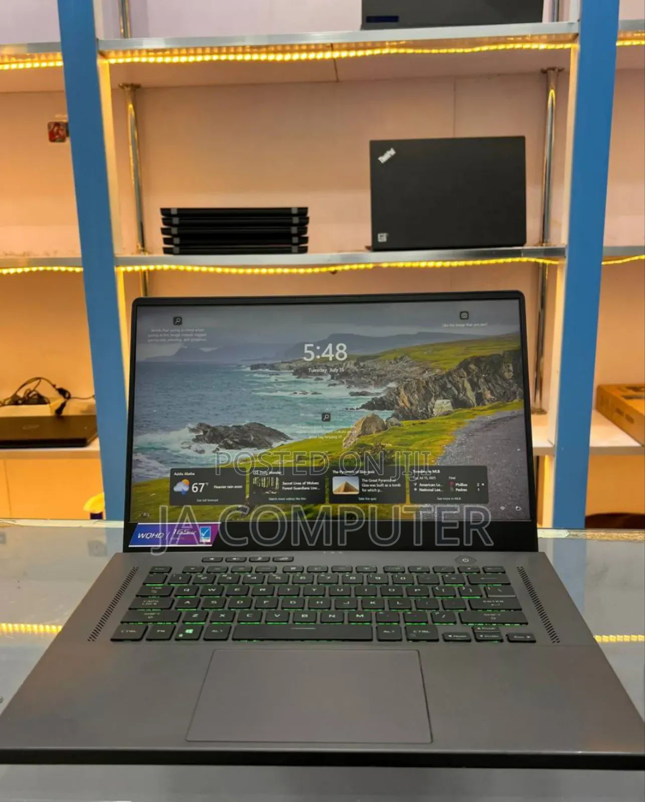 New Laptop Asus ROG Zephyrus G15 16GB AMD Ryzen 9 SSD 1T