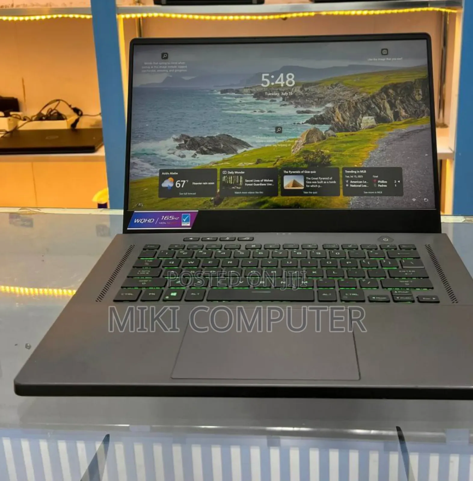 New Laptop Asus ROG Zephyrus G15 16GB AMD Ryzen 9 SSD 1T