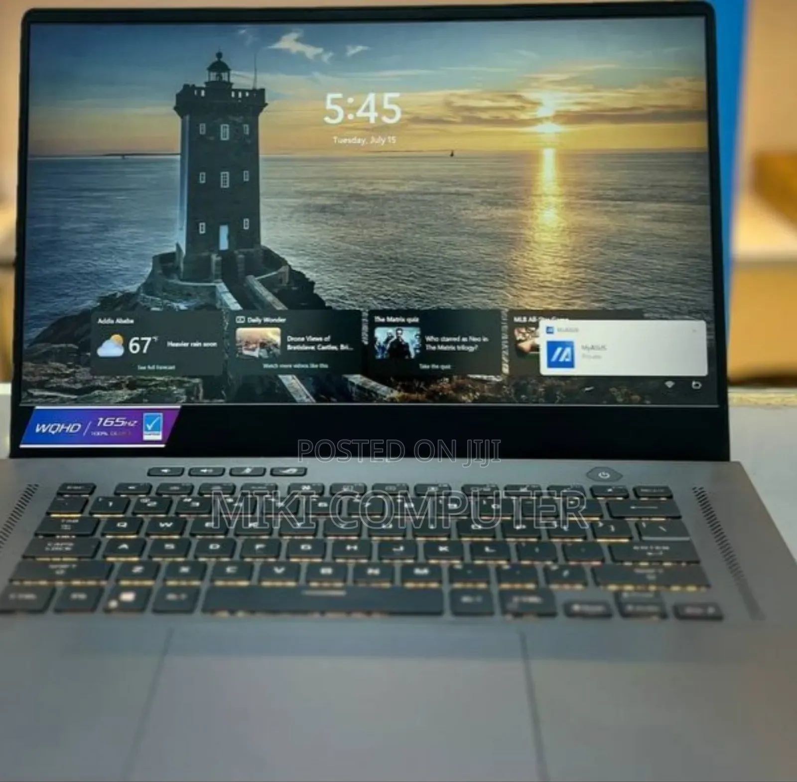 New Laptop Asus ROG Zephyrus G15 16GB AMD Ryzen 9 SSD 1T