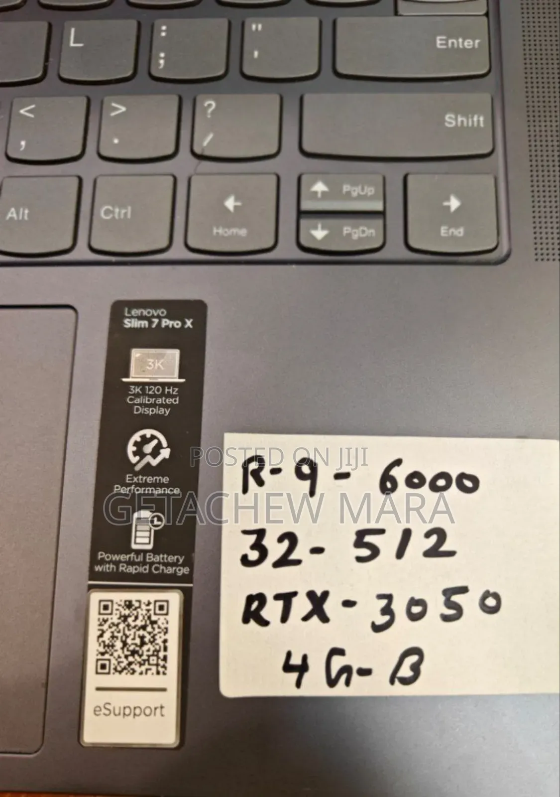 New Laptop Lenovo Legion 5 32GB AMD Ryzen 7 SSD 512GB