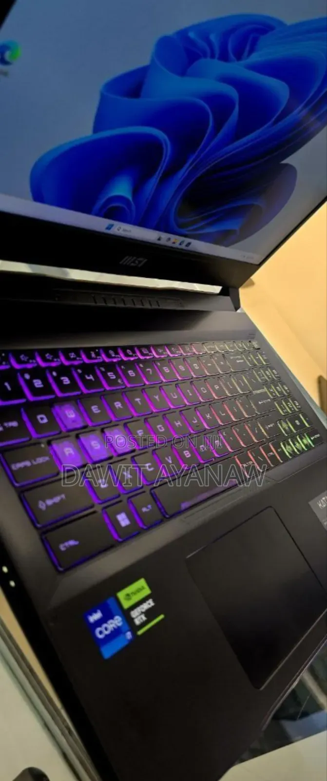 New Laptop MSI Katana 15 16GB Intel Core I7 SSD 512GB