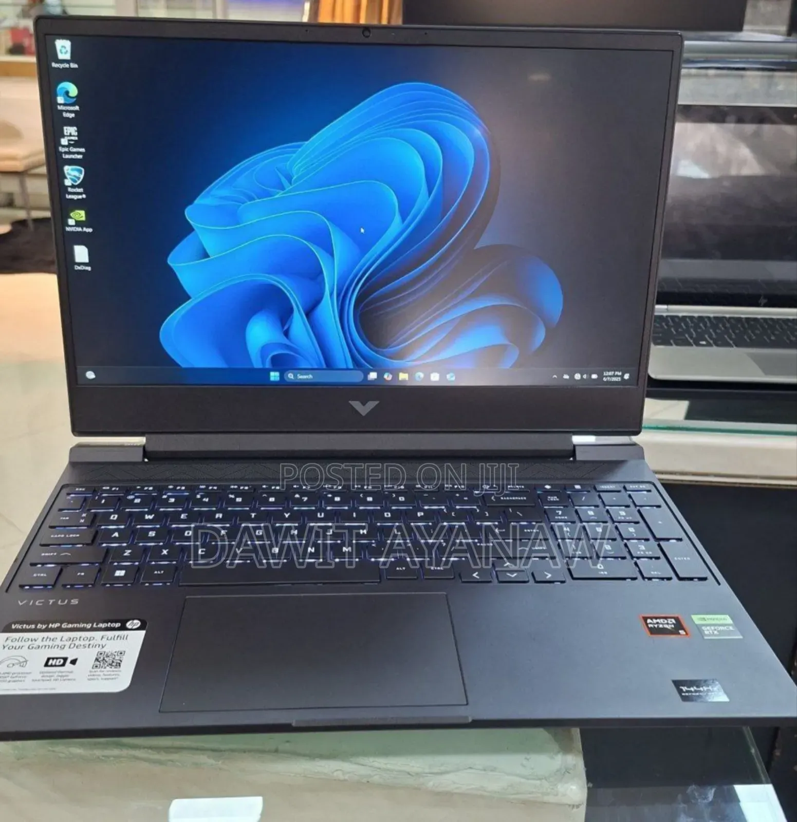 New Laptop HP Victus 16 16GB AMD Ryzen 5 SSD 512GB