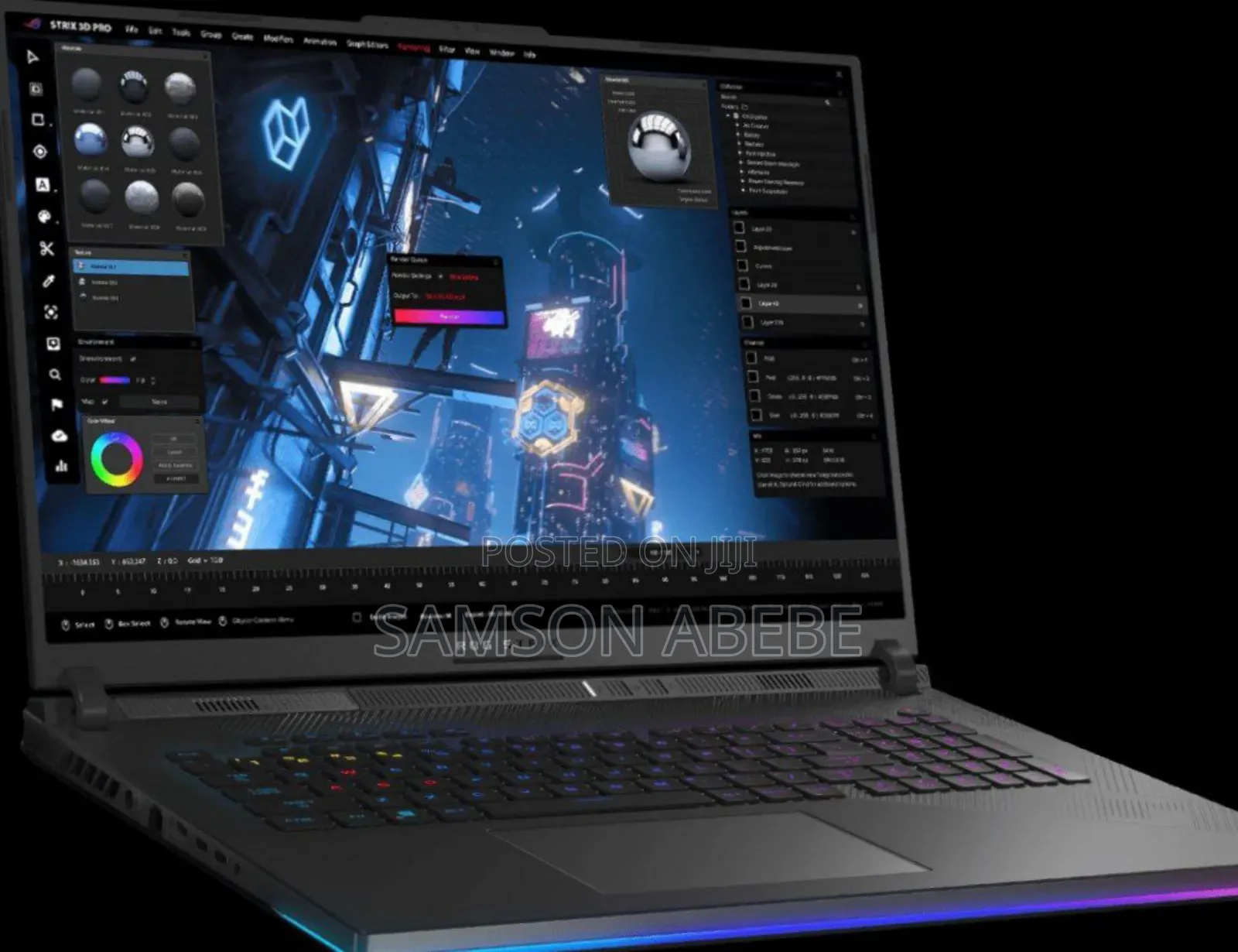 New Laptop Asus ROG Strix G17 32GB Intel Core I9 SSD 2T