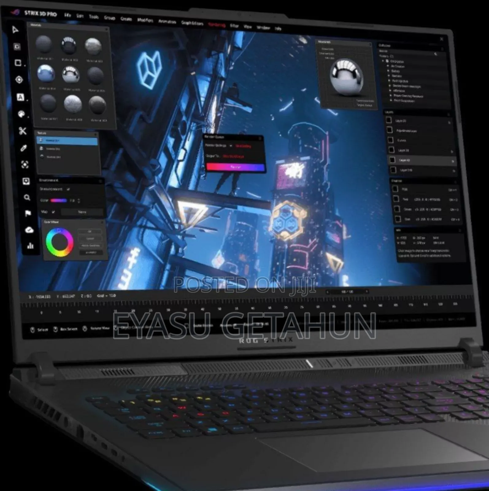 New Laptop Asus ROG Strix G15 32GB Intel Core I9 SSD 2T