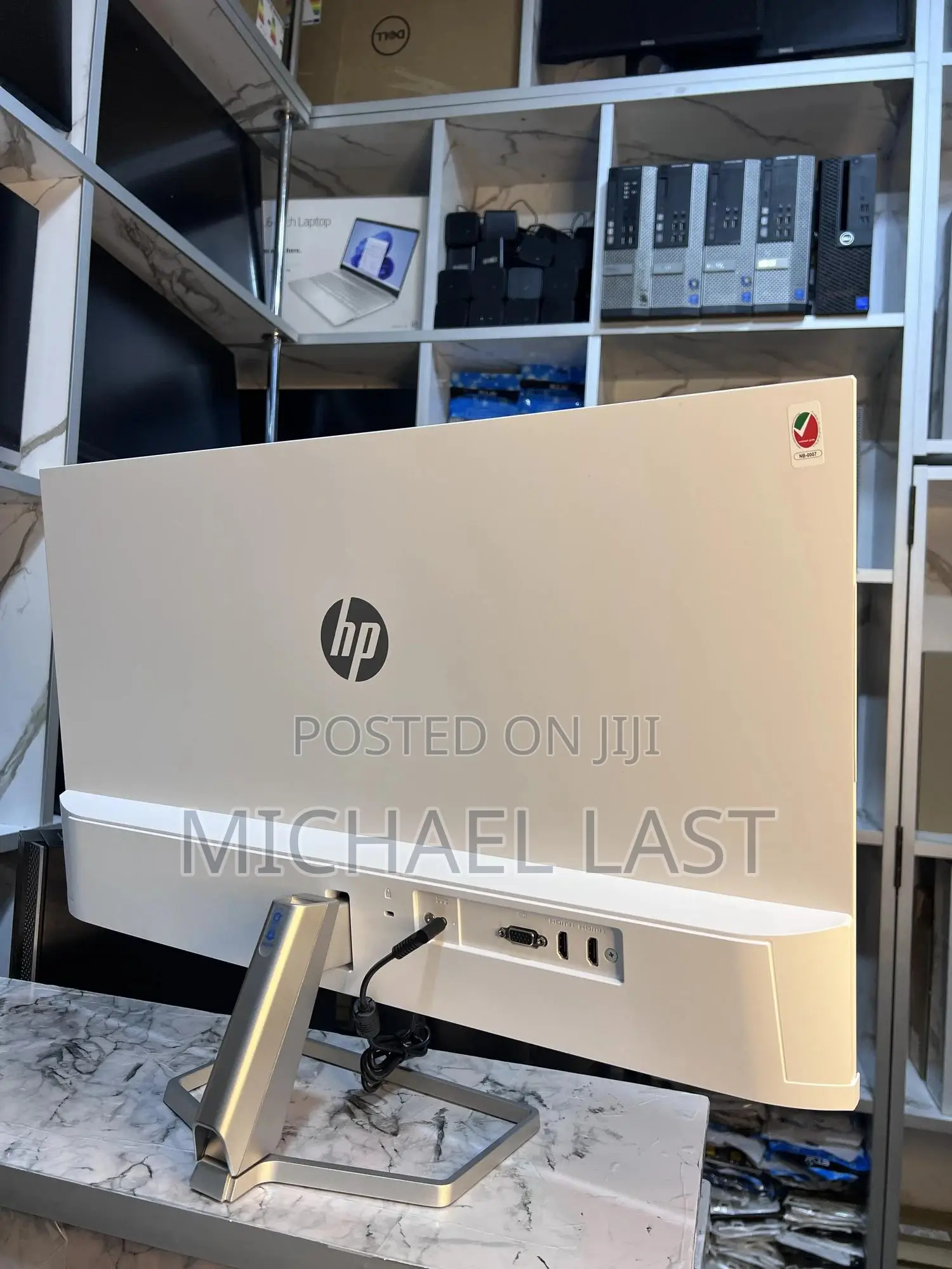 Brand New White Hp 27 Inch Monitor