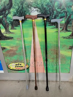 Photo - Walking Stick//Strong – Made of Steel, the Cane Weighs Under