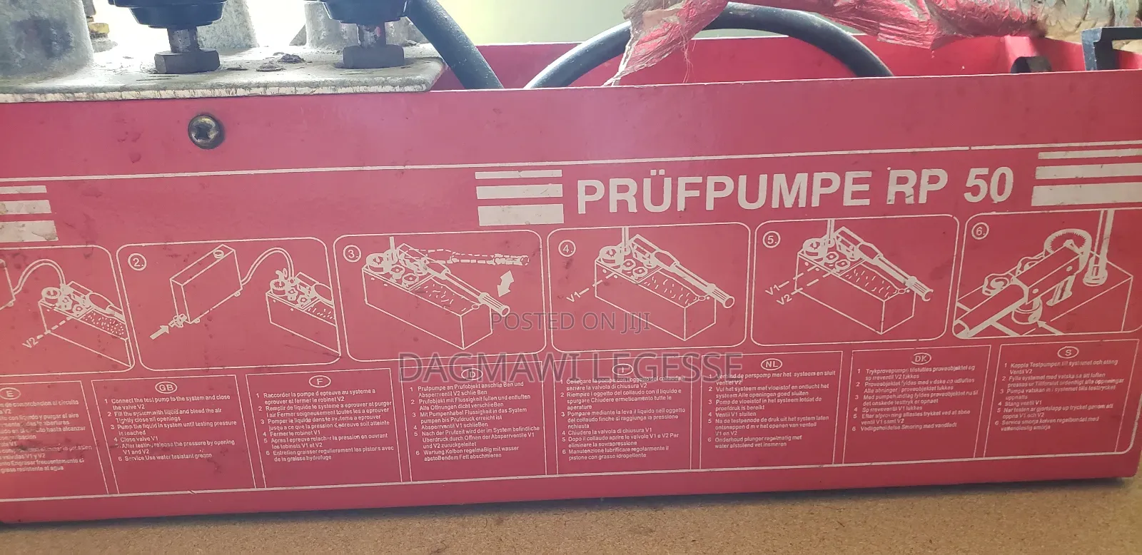 Water Pump Pressure Test