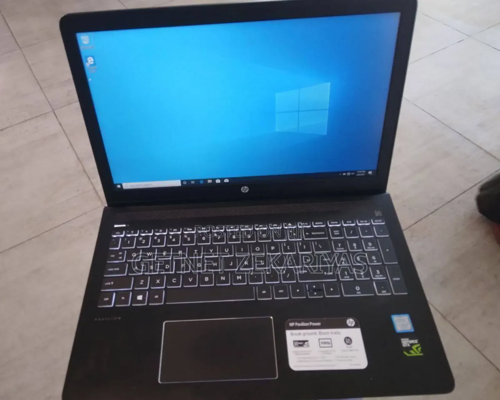 New Laptop HP Pavilion Power 15 8GB Intel Core I7 SSD 256GB