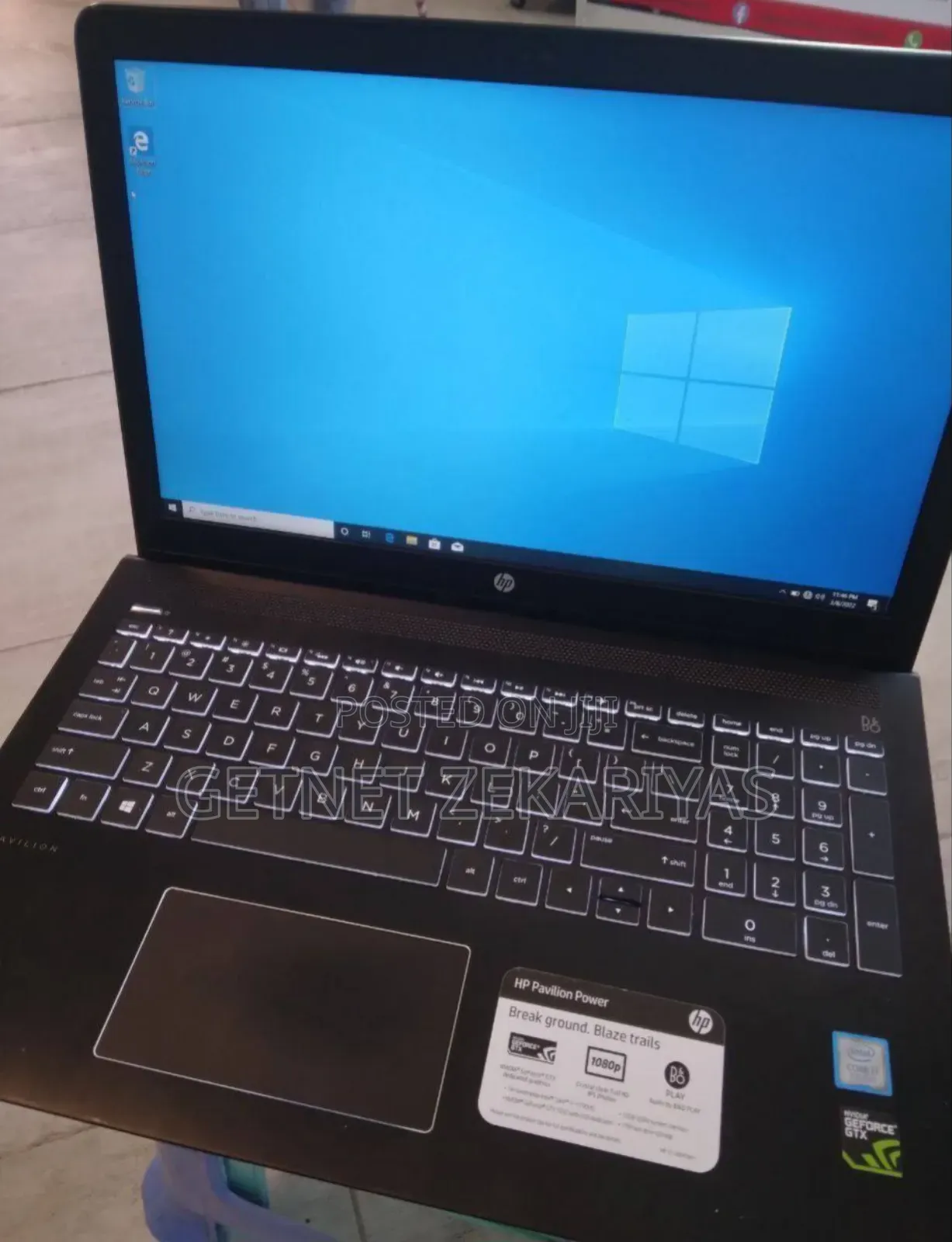 New Laptop HP Pavilion Power 15 8GB Intel Core I7 SSD 256GB