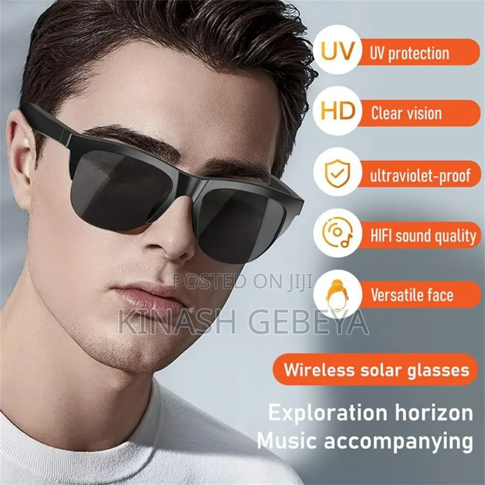 High Quality 2in1 Wireless Glass Headset