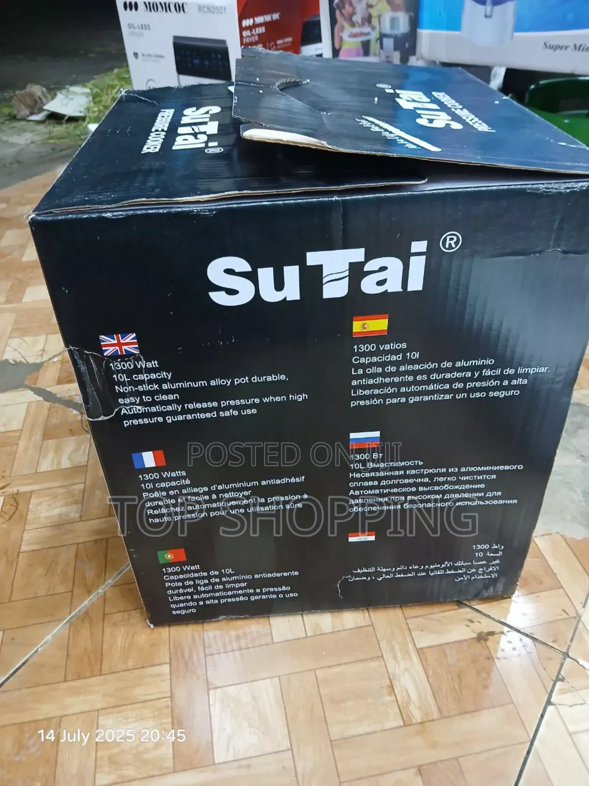 Sutai Electric Pressure Cooker 10 Liter