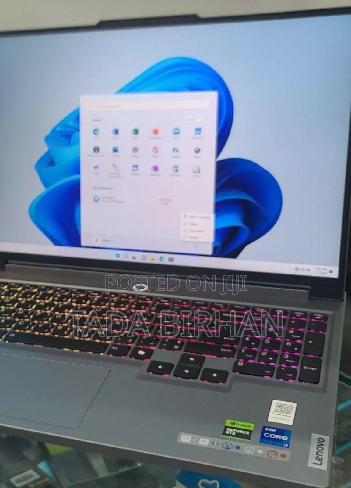 New Laptop Lenovo Legion 5 16GB Intel Core I7 SSD 1T