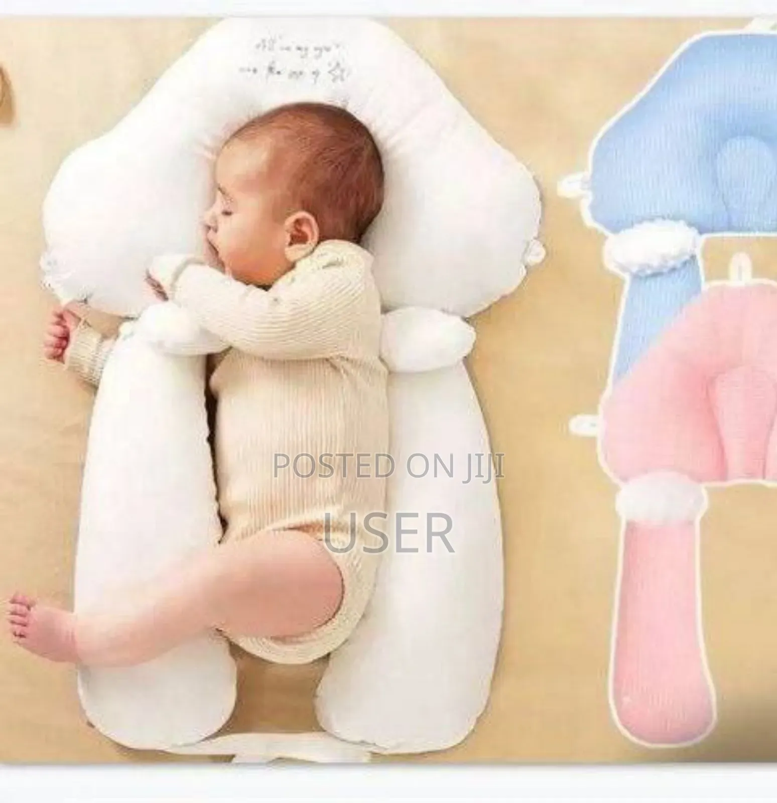 Baby Head Shaping Pillow With Body Positioner Cloud Shaped