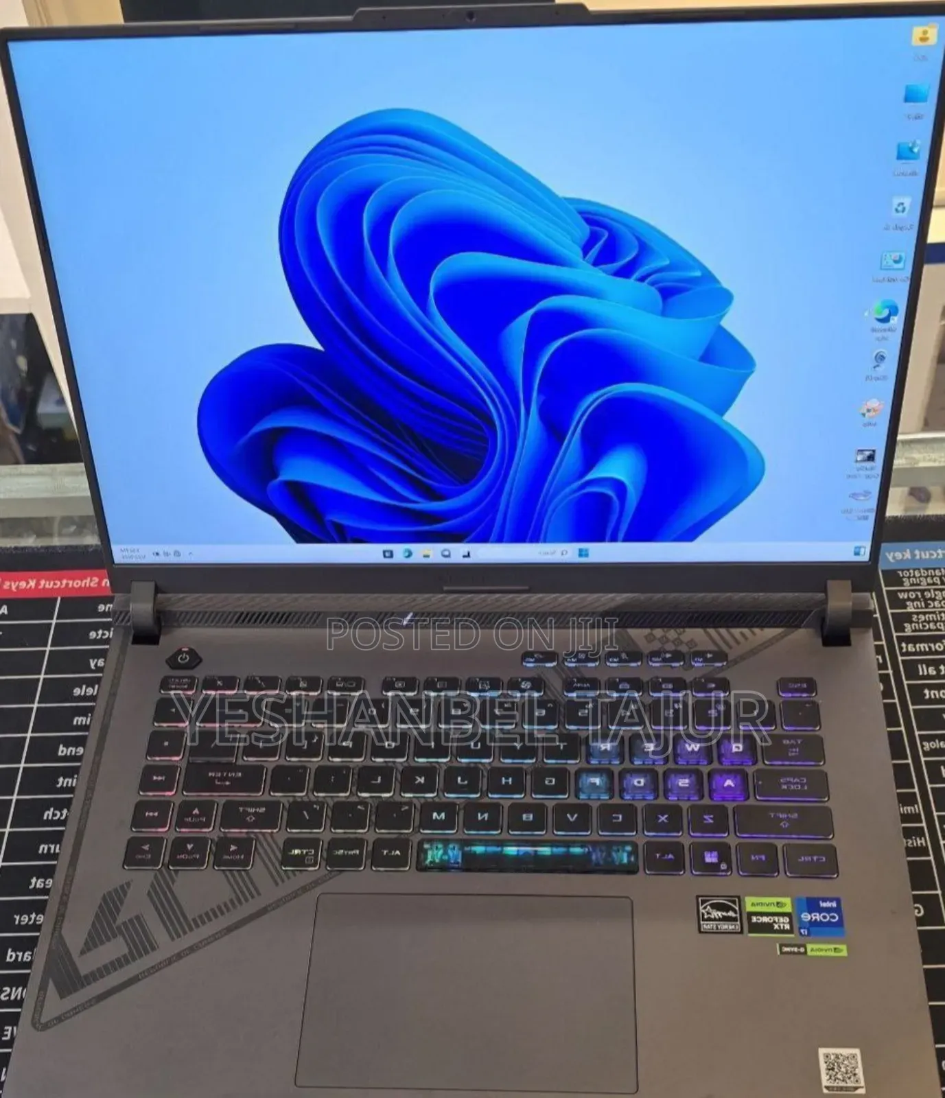 New Laptop Asus ROG Strix G15 16GB Intel Core I7 SSD 1T