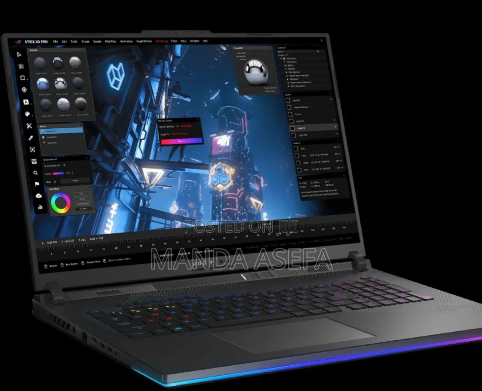 New Laptop Asus ROG Strix SKT T1 Hero Edition 32GB Intel Core I9 SSD 2T