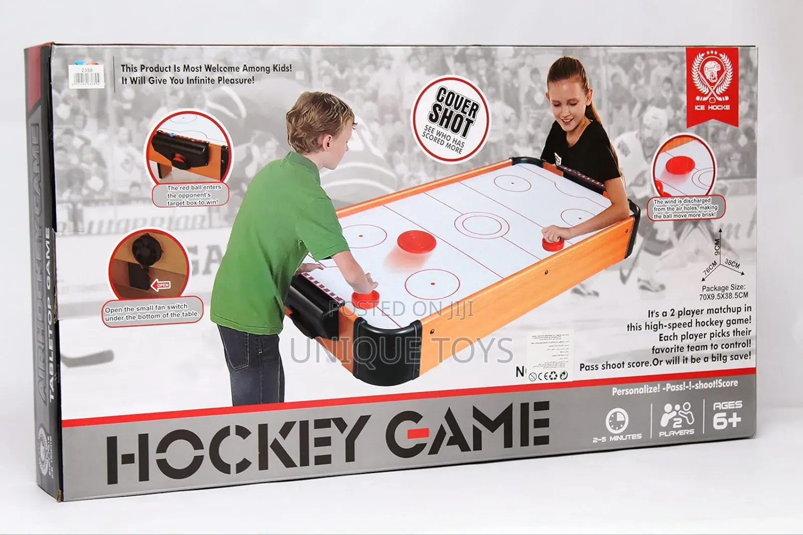 2-in-1 Hockey Game - For Endless Indoor Fun!