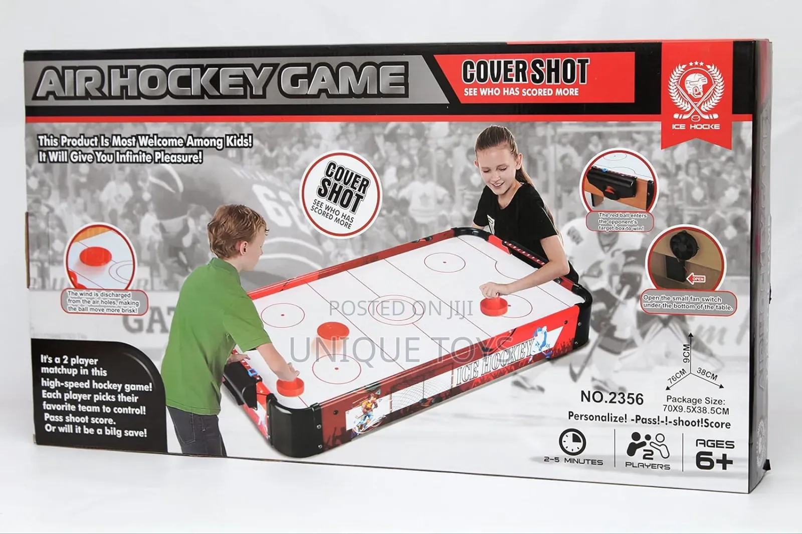 2-in-1 Hockey Game - For Endless Indoor Fun!