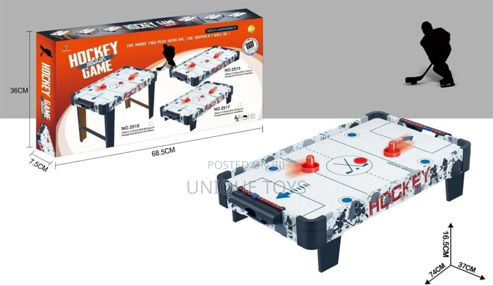 2-in-1 Hockey Game - For Endless Indoor Fun!