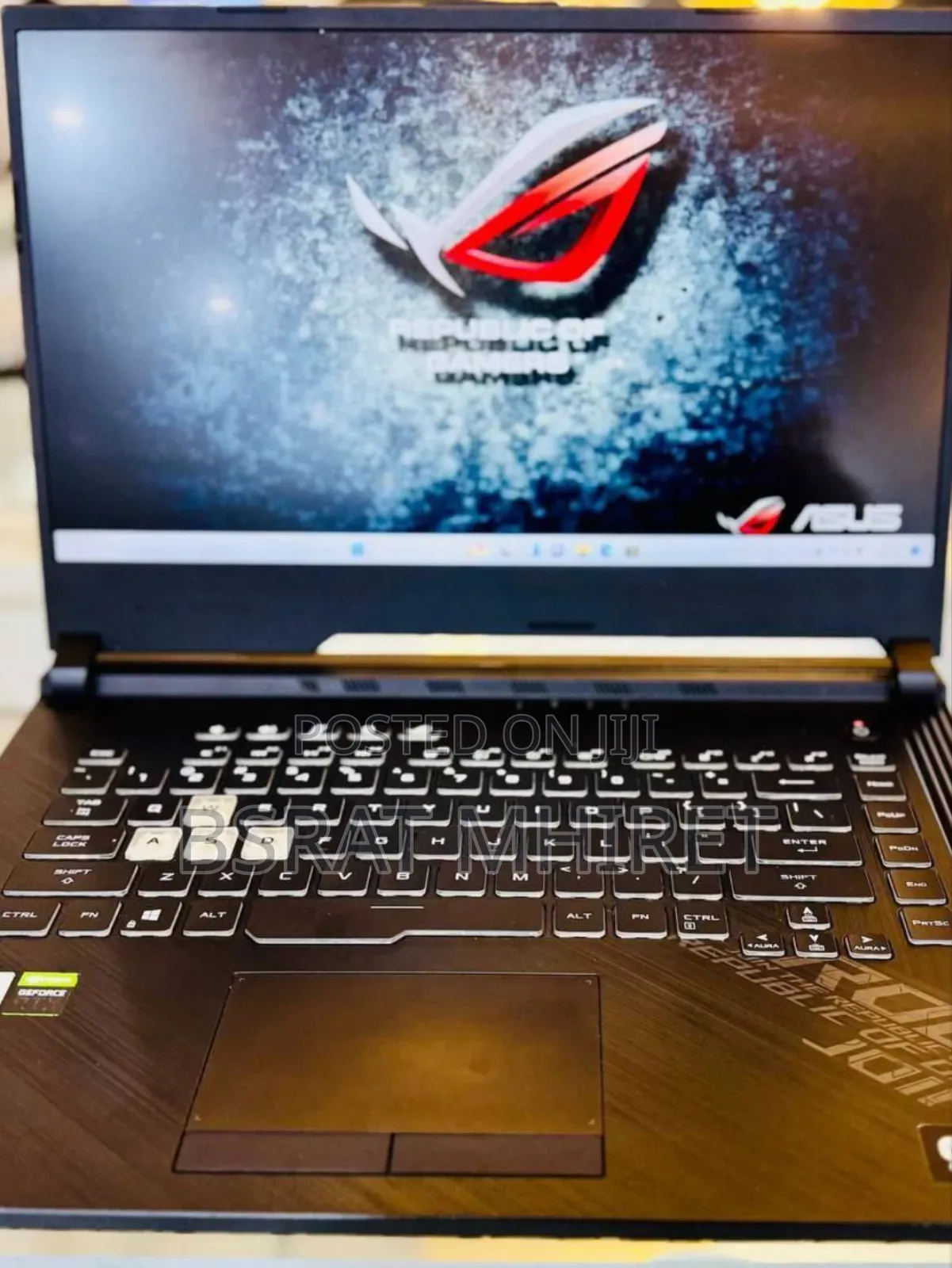 New Laptop Asus ROG Strix G15 16GB Intel Core I7 SSD 1T