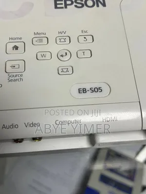 Epson Projector Model Name: Eb-S05 With Bag