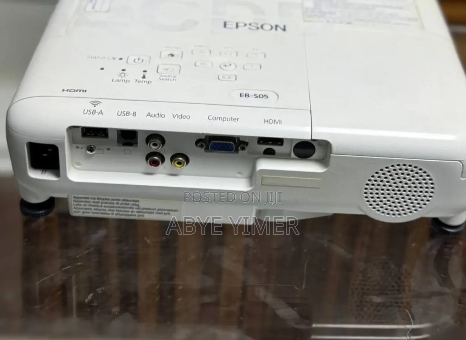 Epson Projector Model Name: Eb-S05 With Bag