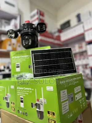 Brand New ባለ 3 ሌንስ ሶላር ካሜራ አዲስ የገባ ሲም እና ሚሞሪ የሚቀበል
