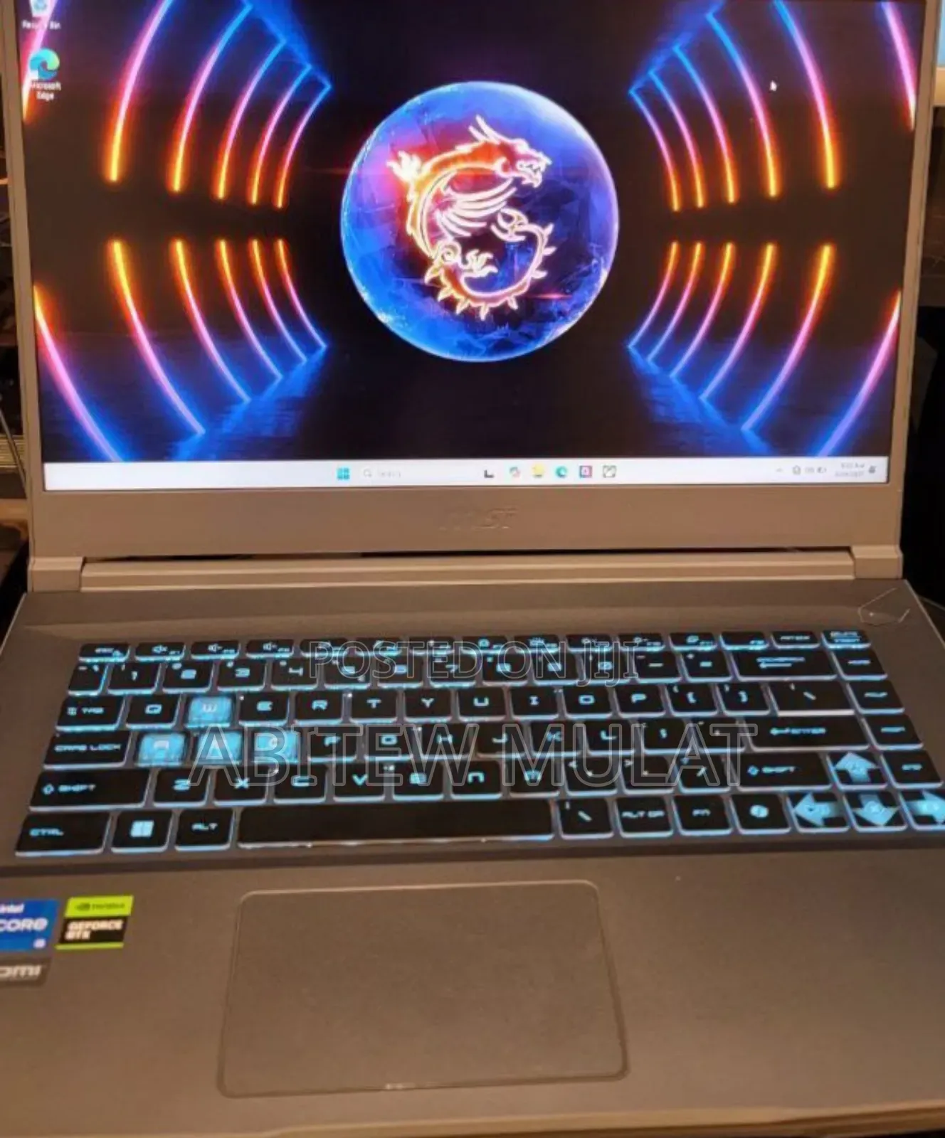 New Laptop MSI Katana GF66 16GB Intel Core I5 SSD 512GB