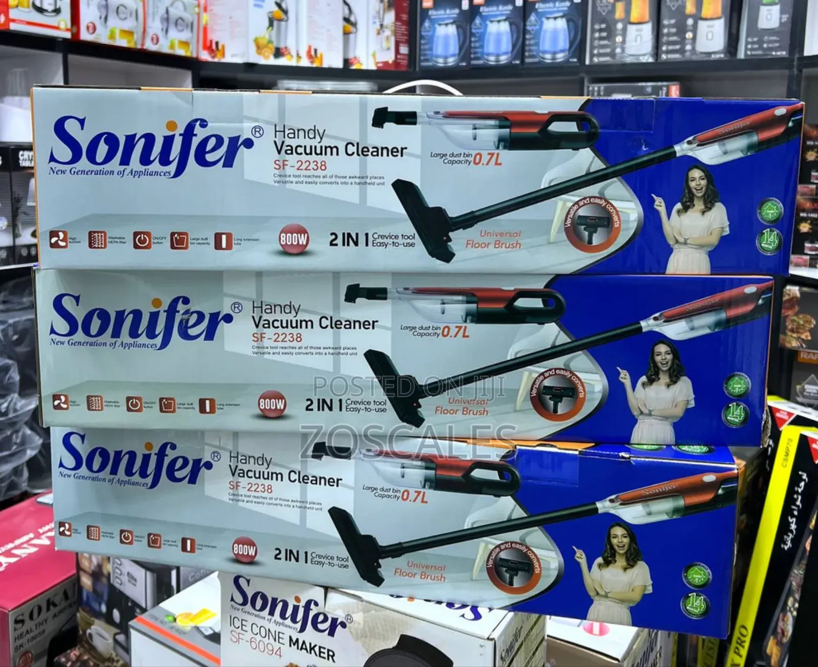 Electric Handheld 2 in 1 Vacuum Cleaner