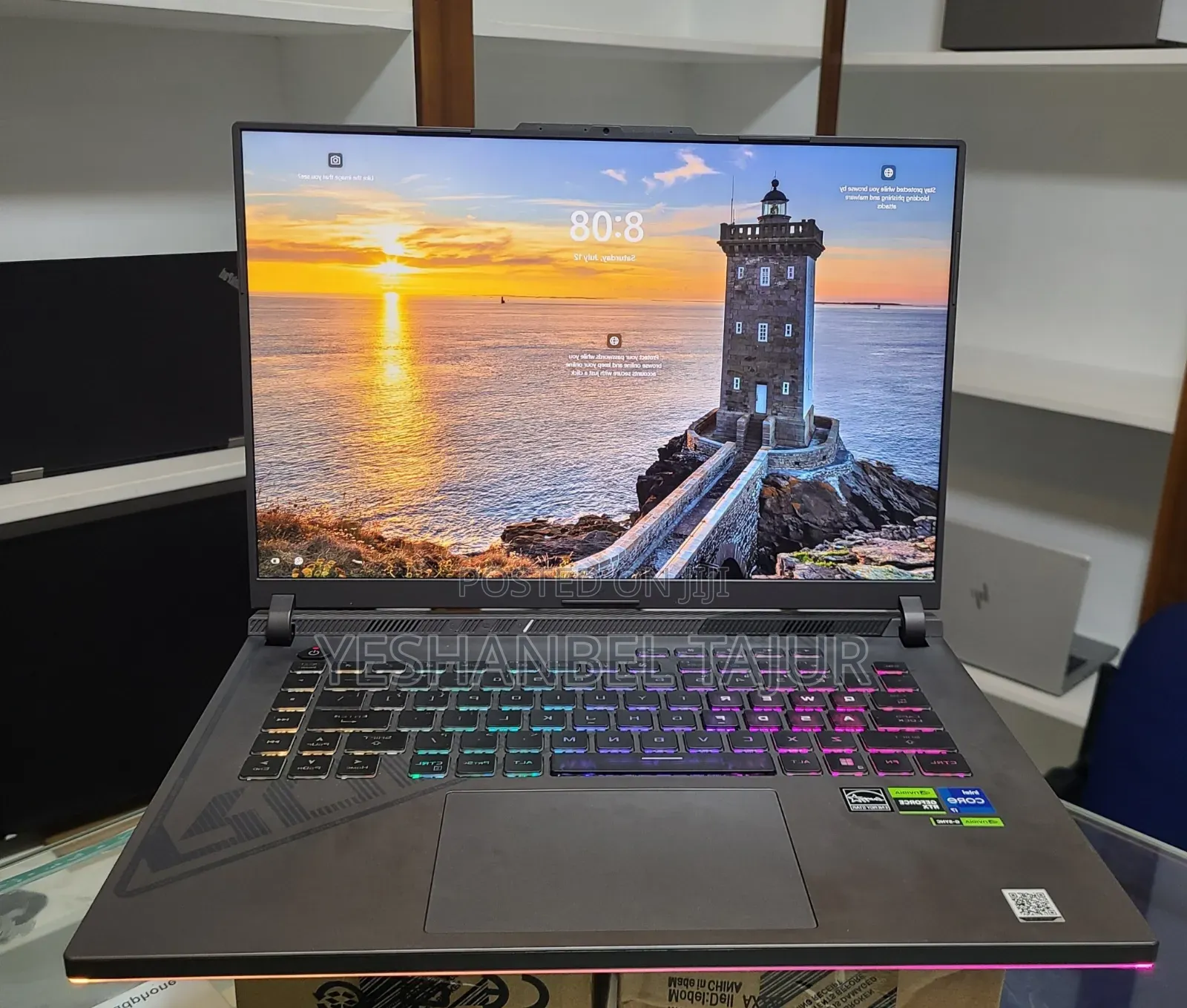 New Laptop Asus ROG Strix G15 16GB Intel Core I7 SSD 1T