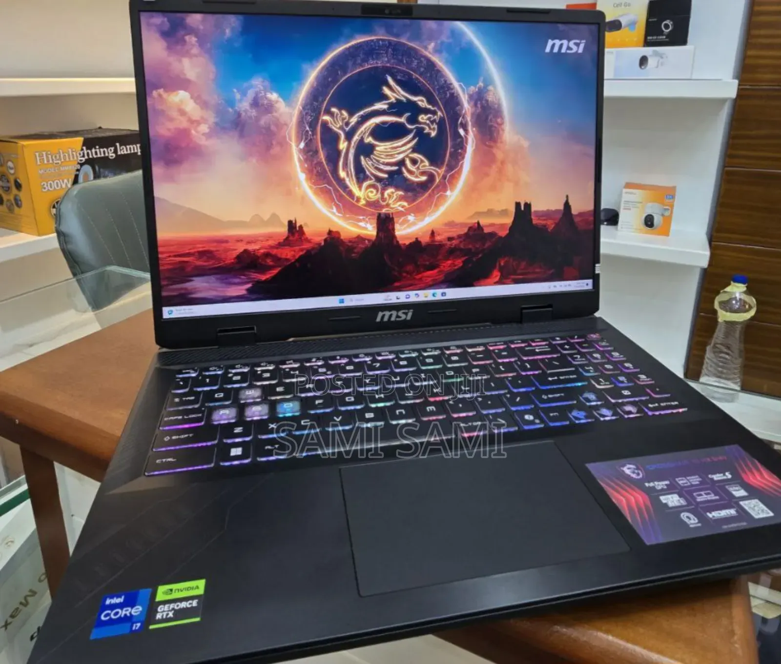 New Laptop MSI GF63 16GB Intel Core I7 SSD 1T