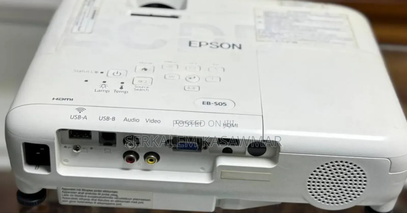 Epson Projector Model Name: Eb-S05 With Bag