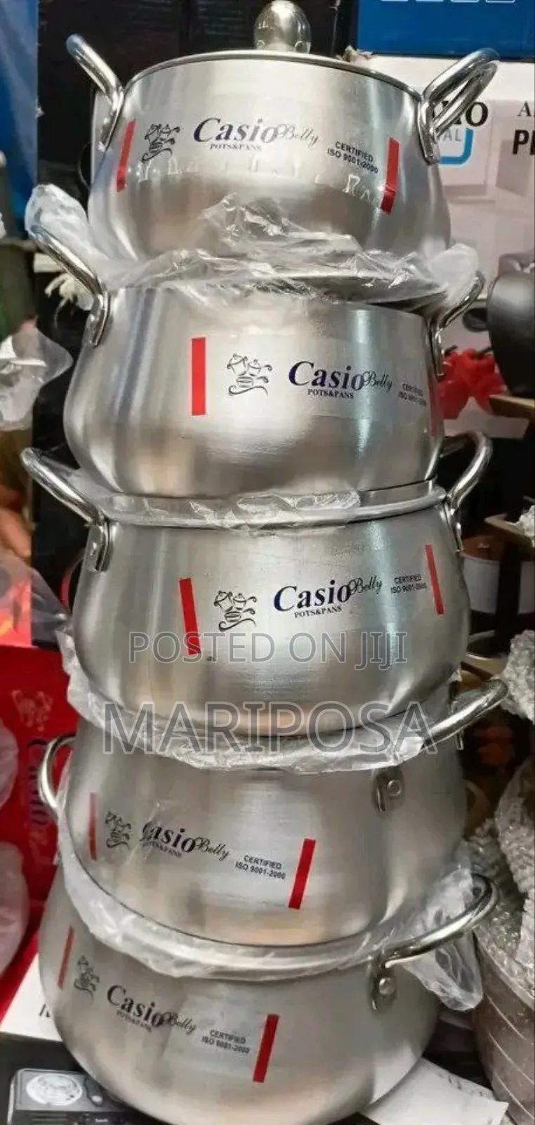  Casio 5 Set Aluminum Cookware Set