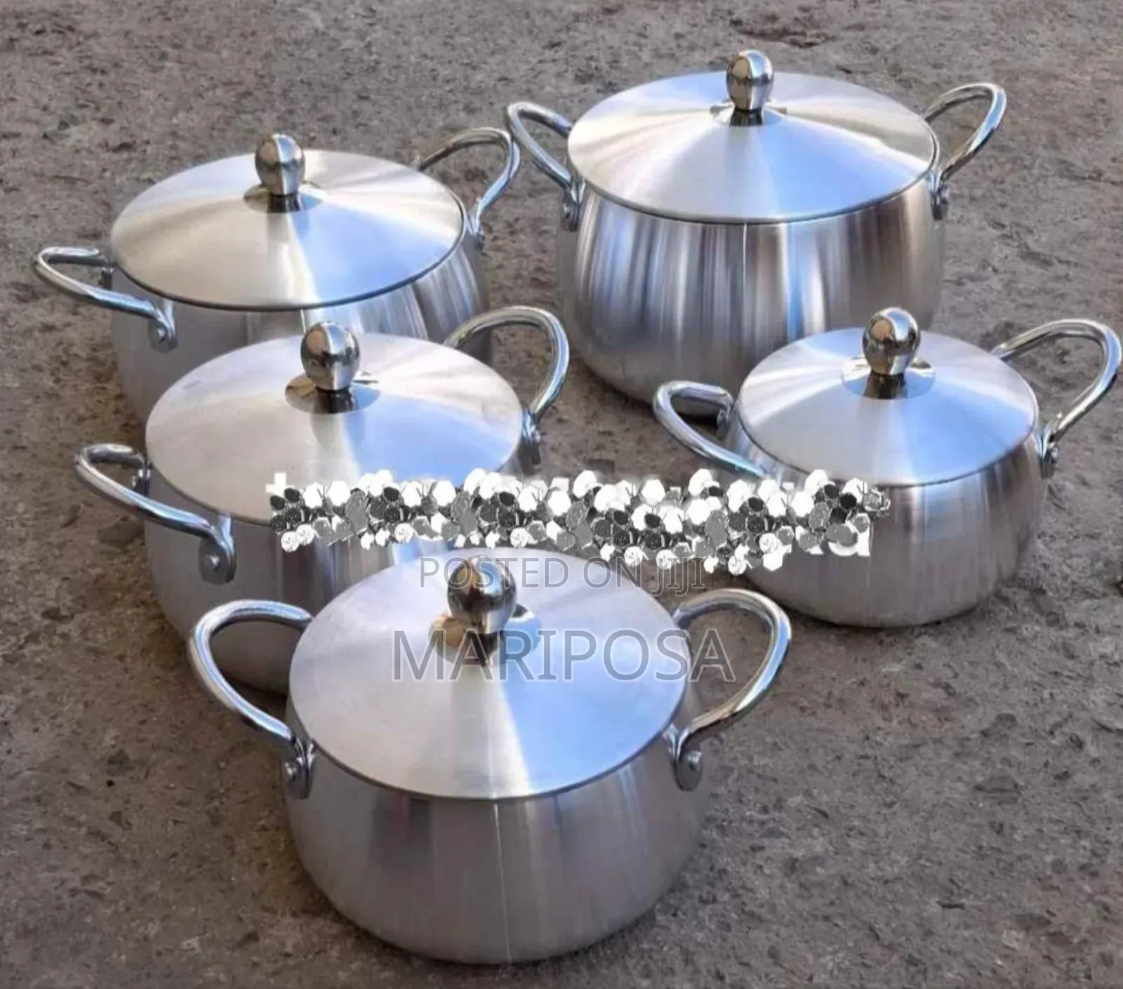  Casio 5 Set Aluminum Cookware Set